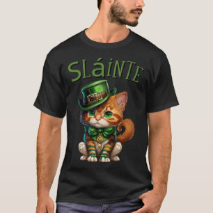 Camiseta Feliz día de San Patricio Slainte Brindis gaélico