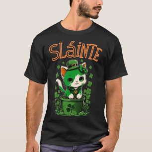 Camiseta Feliz Día de San Patricio Slainte Tostada Gaélica 