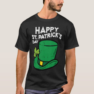 Camiseta Feliz día de San Patricio Sombrero duende irlandés