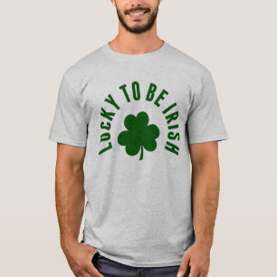 Camiseta Feliz Día de San Patricio   Suerte De Ser Irlandés