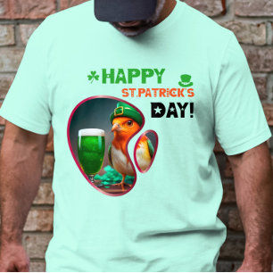 Camiseta ¡Feliz Día de San Patricio! - Suerte y risa irland