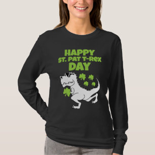 Camiseta Feliz Día de San Patricio T Rex Mujer Hombre Niño