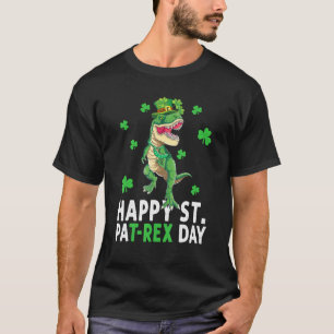 Camiseta Feliz Día de San Patricio T Rex San Patricio Dinos