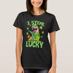 Camiseta Feliz Día de San Patricio T Rex San Patricio Dinos