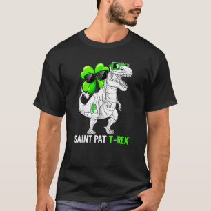 Camiseta Feliz Día de San Patricio T Rex San Patricio Dinos