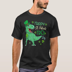 Camiseta Feliz Día de San Patricio T Rex San Patricio Dinos