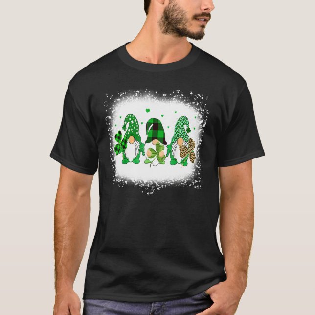 Camiseta Feliz Día de San Patricio Tres Gnomes Shamr (Anverso)