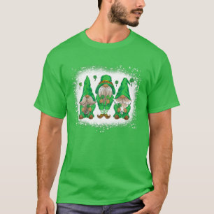 Camiseta Feliz Día de San Patricio Tres Gnomes Shamr