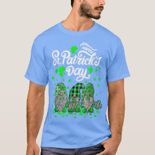 Camiseta Feliz Día de San Patricio Tres Gnomes Shamrock