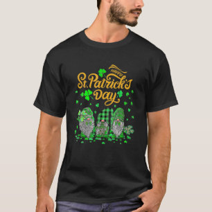 Camiseta Feliz Día de San Patricio tres gnomos Shamrock Ess