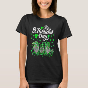 Camiseta Feliz Día de San Patricio tres gnomos Shamrock Ess