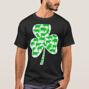 Camiseta Feliz día de San Patricio Vaca Trébol Vacas Irland