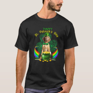 Camiseta Feliz Día de San Patricio Vizsla Perro Leprechaun 