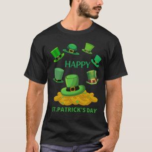 Camiseta Feliz Día de San Patricio y oro