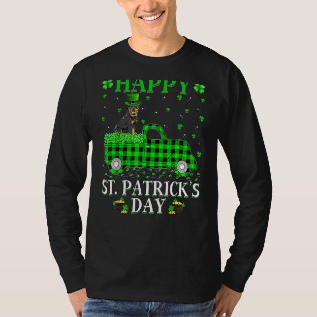Camiseta Feliz Día de San Patricio y Shamrock (Anverso)