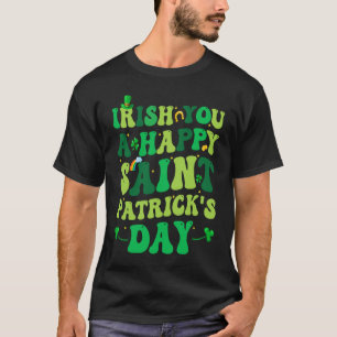 Camiseta Feliz día de San Patricios irlandés te deseo