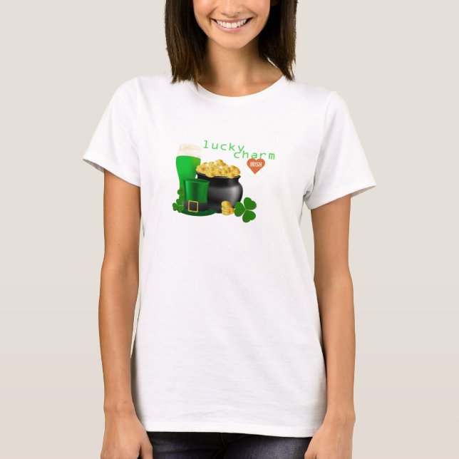 Camiseta ¡Feliz día de san patrick! (Anverso)