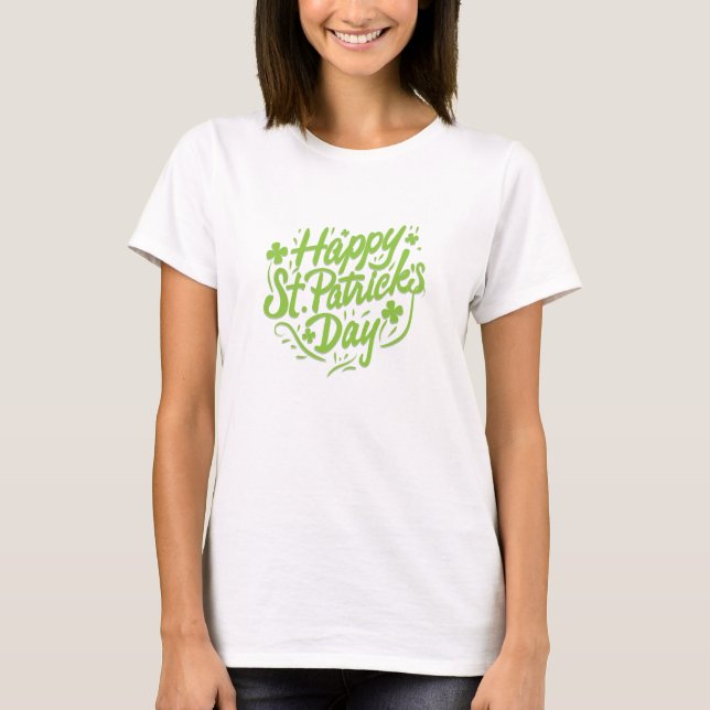 Camiseta ¡Feliz día de san patrick! (Anverso)