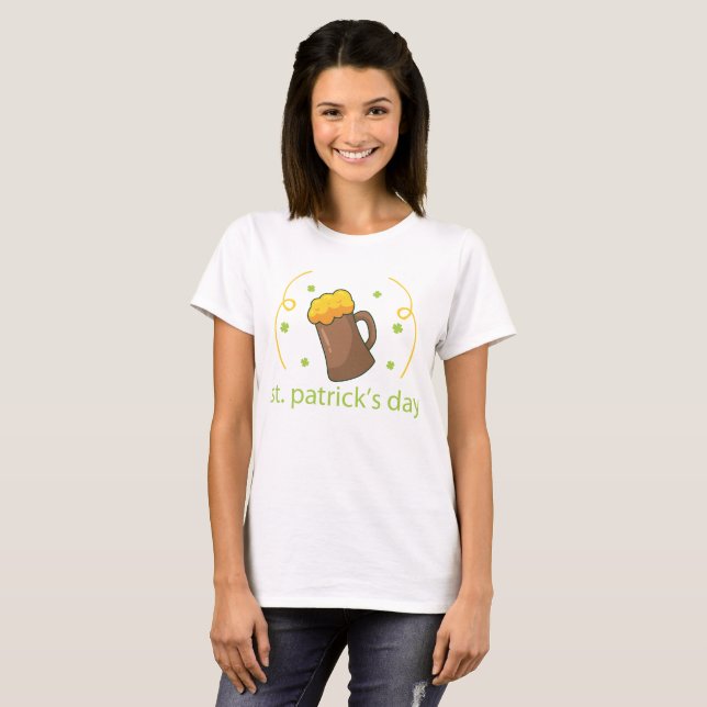Camiseta ¡Feliz día de san patrick! (Anverso completo)