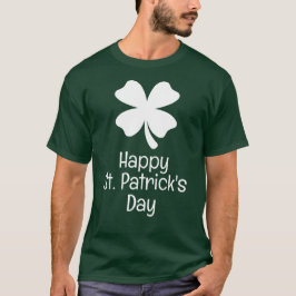 Camiseta Feliz Día de San Patrick, familia de Shamrock verd