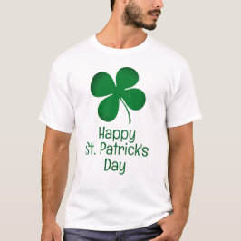 Camiseta Feliz Día de San Patrick, familia de Shamrock verd