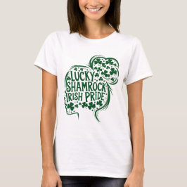 Camiseta Feliz Día de San Patrón Shamrock - Saint Patric