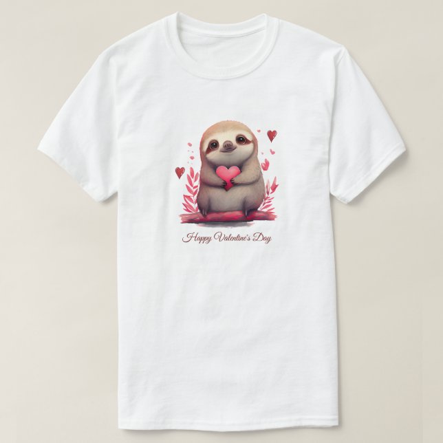 Camiseta Feliz Día de San Valentín (Diseño del anverso)