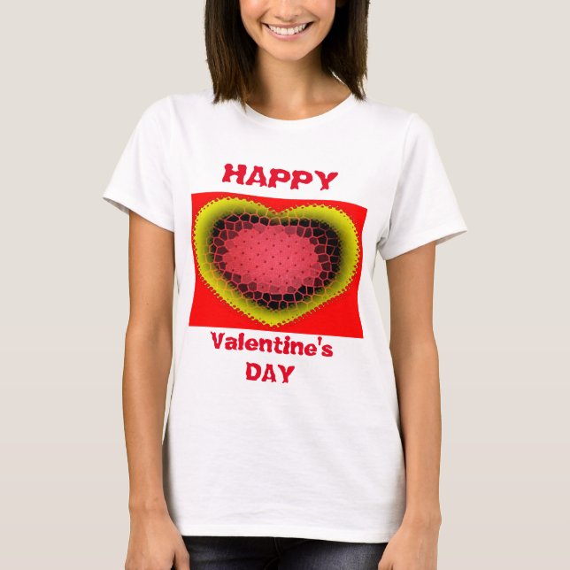 Camiseta Feliz Día de San Valentín (Anverso)
