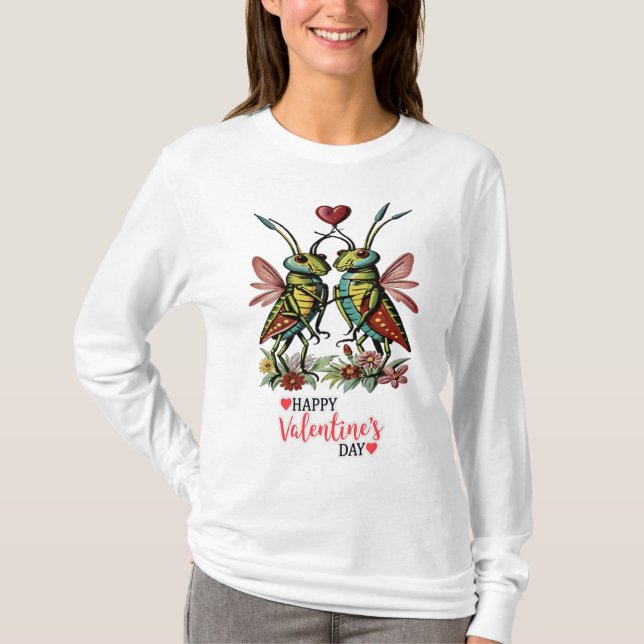 Camiseta Feliz Día de San Valentín (Anverso)