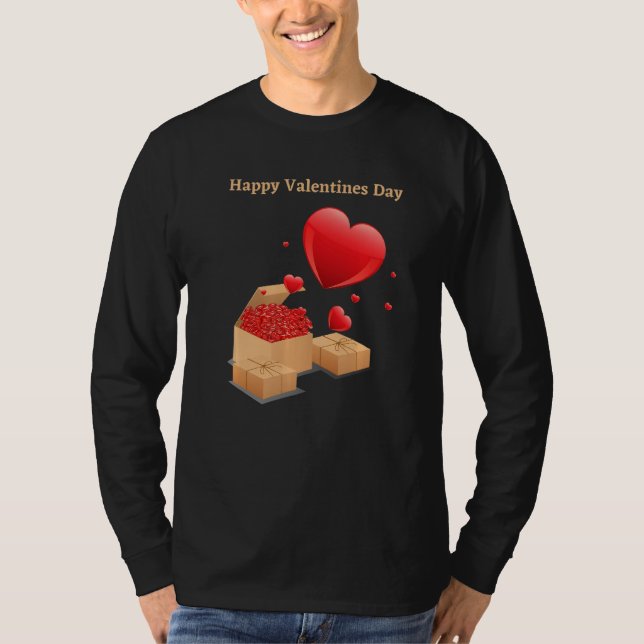 Camiseta Feliz Día de San Valentín (Anverso)