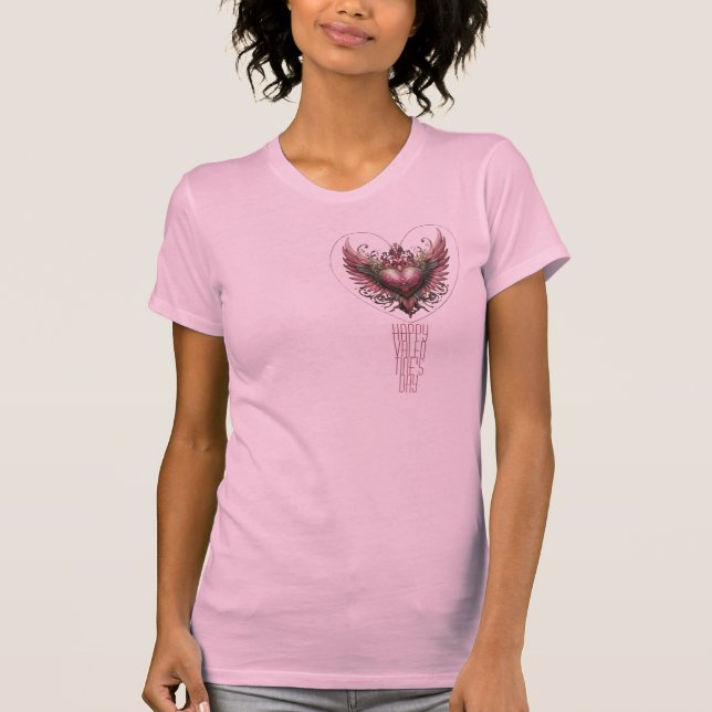 Camiseta Feliz Día de San Valentín (Anverso)