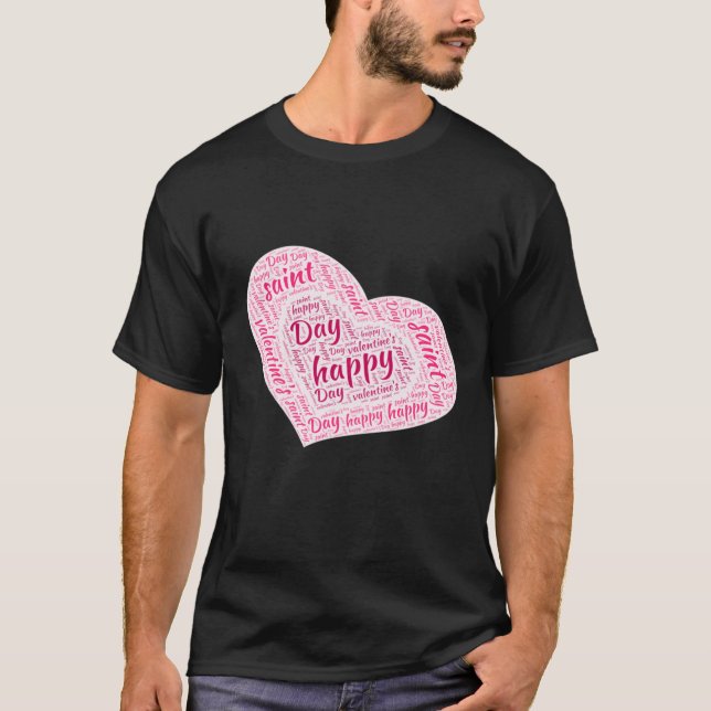 Camiseta Feliz Día de San Valentín (Anverso)