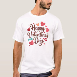 Camiseta Feliz día de San Valentín