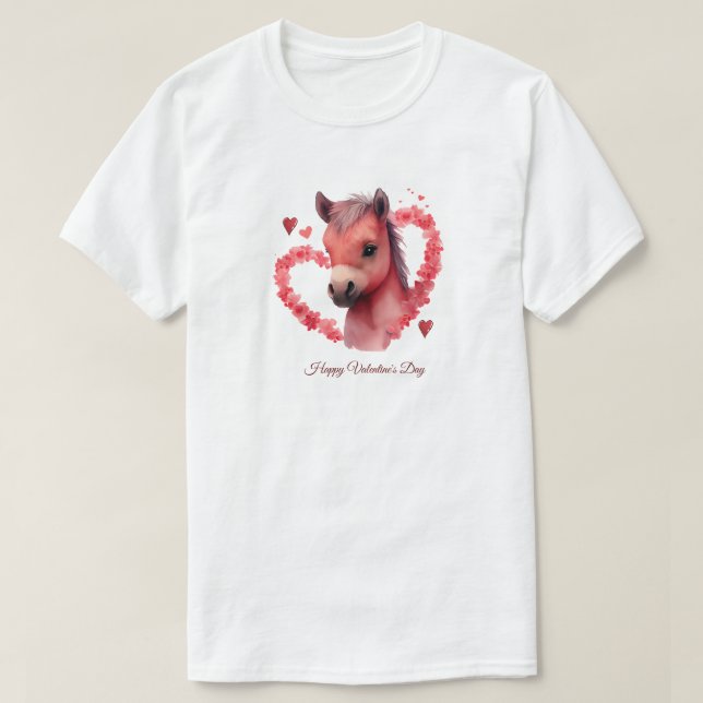 Camiseta Feliz Día de San Valentín (Diseño del anverso)