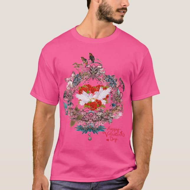 Camiseta Feliz Día de San Valentín (Anverso)