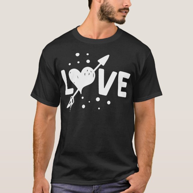 Camiseta Feliz Día de San Valentín (Anverso)