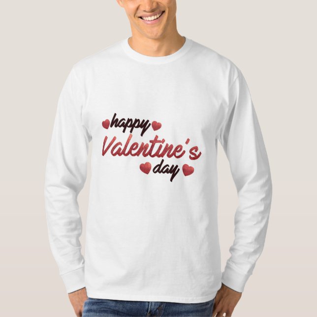 Camiseta Feliz Día de San Valentín (Anverso)