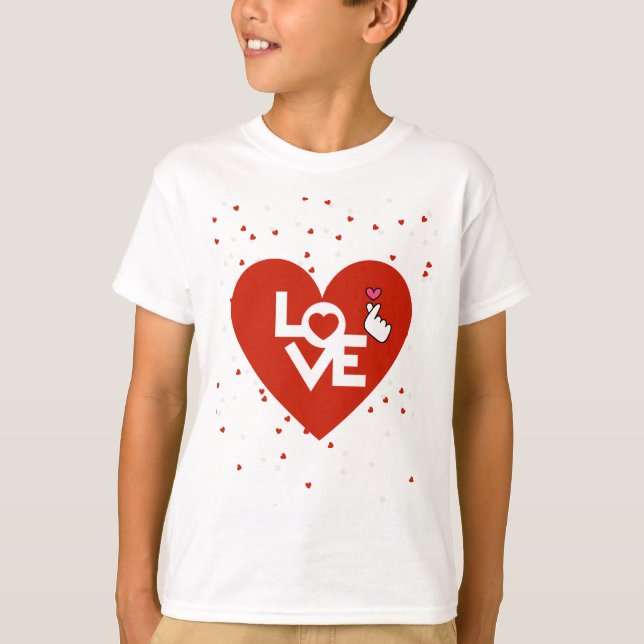 Camiseta Feliz Día de San Valentín (Anverso)