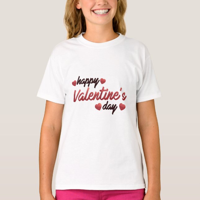 Camiseta Feliz Día de San Valentín (Anverso)