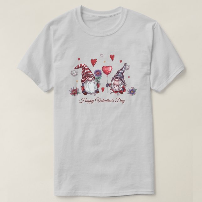 Camiseta Feliz Día de San Valentín (Diseño del anverso)