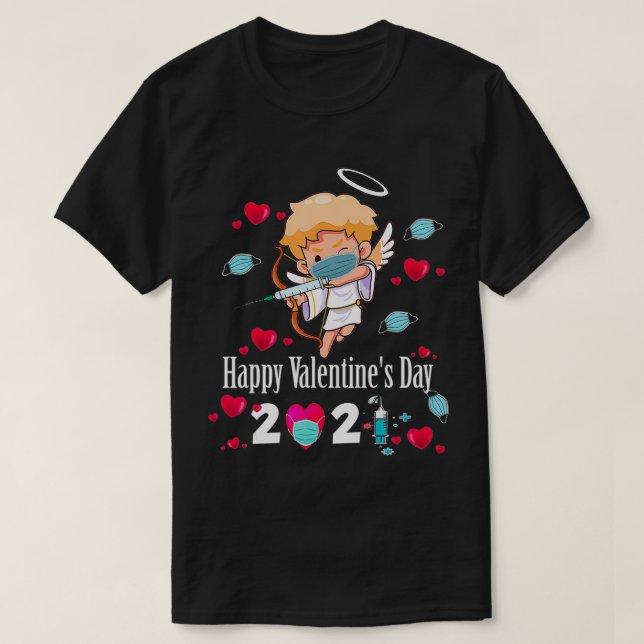 Camiseta Feliz Día de San Valentín 2021 lindo regalo durant (Diseño del anverso)