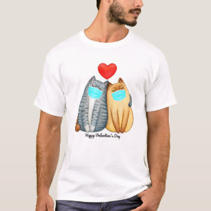 Camiseta Feliz Día de San Valentín 2022 - Cute Cat Quaran