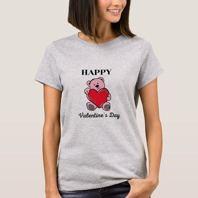 Camiseta Feliz Día de San Valentín 2024 - Amar las imágenes (Anverso)
