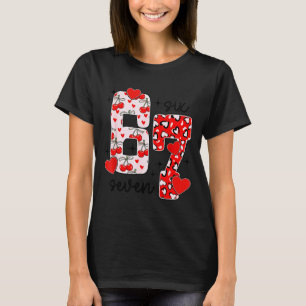 Camiseta Feliz día de San Valentín 67 Meme Corazones Lazo C
