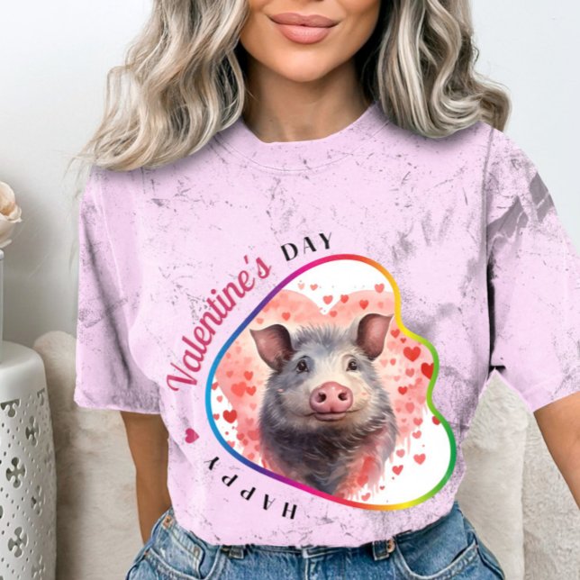 Camiseta Feliz Día de San Valentín - Abrazo de amor (Subido por el creador)