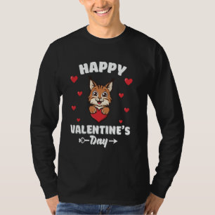Camiseta Feliz día de San Valentín Amante de los animales L