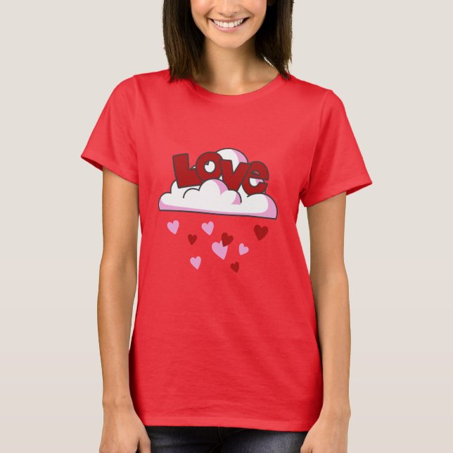 Camiseta Feliz Día de San Valentín amor a las mujeres camis (Anverso)