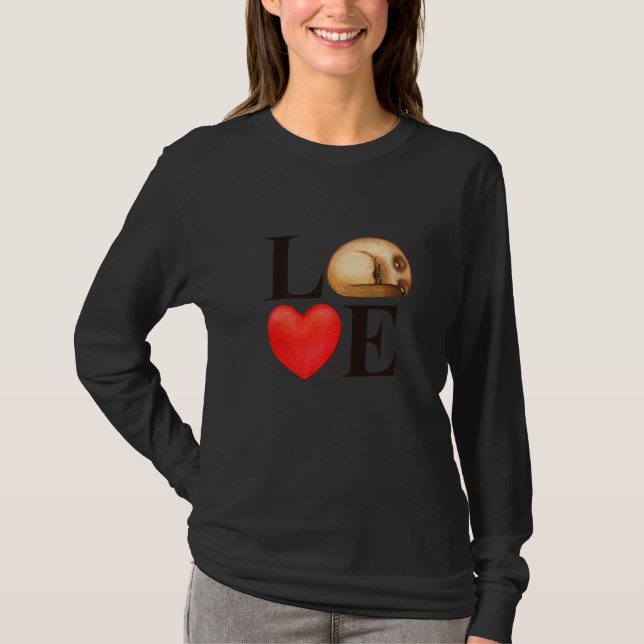 Camiseta Feliz Día de San Valentín amor al gato (Anverso)