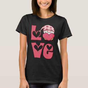 Camiseta Feliz Día de San Valentín amor Gnome