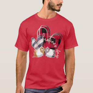 Camiseta feliz Día de San Valentín amor Gracioso conejillo 